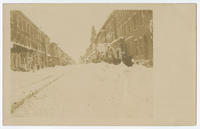 [Columbia Avenue covered in snow during the Businessmen's Carnival.]