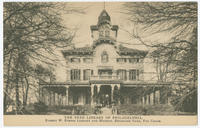 The Free Library of Philadelphia, Robert W. Ryerss Library and Museum, Burholme Park, Fox Chase.