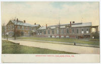 Germantown Hospital postcards.