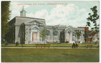Carnegie Free Library postcards.