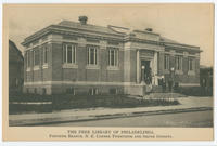 The Free Library of Philadelphia, Passyunk Branch, N.E. corner Twentieth and Shunk Streets.
