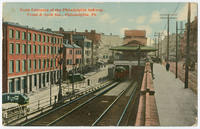 Train entrance of the Philadelphia subway, Front & Arch Sts. [sic], Philadelphia, Pa.