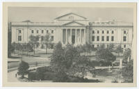 Benjamin Franklin Memorial and the Franklin Institute postcards.
