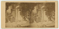Rear view, Edward Shippen Burd House, S.W. corner 9th & Chestnut Streets; removed 1862.