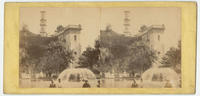 Fountain, arch and stand-pipe at Fairmount Park, Philada.