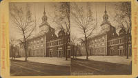 Views of Independence Hall, Philadelphia.