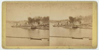 [Steamboats on the Schuylkill River, near Boathouse Row, Philadelphia]