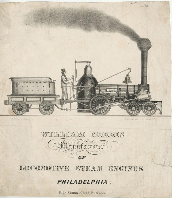 William Norris manufacturer of steam engines Philadelphia