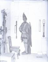 Grumblethorpe, Grenadier painted by Major Andre, kept in hall. [graphic].