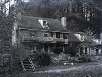 Livezy House (Wm. Rittenhouse, father of David.) (Livezey's Lane) Owned by Joshua Garsed. Built some time before 1745. Washington's headquarters, formerly known as the monastery of the Wissahickon. Bought by Livezey in 1800. 1940, Valley Green Canoe Club.